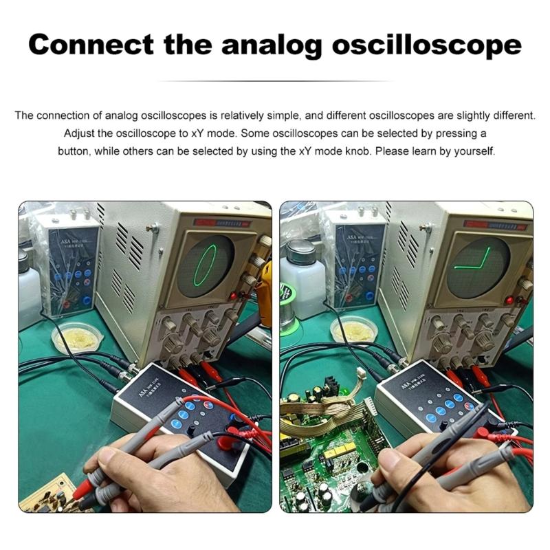 Advanced  Curves Tester 2 Channel 4 Level Frequency Electrical Engineering Tool Upgrades for Circuit Board Maintenance