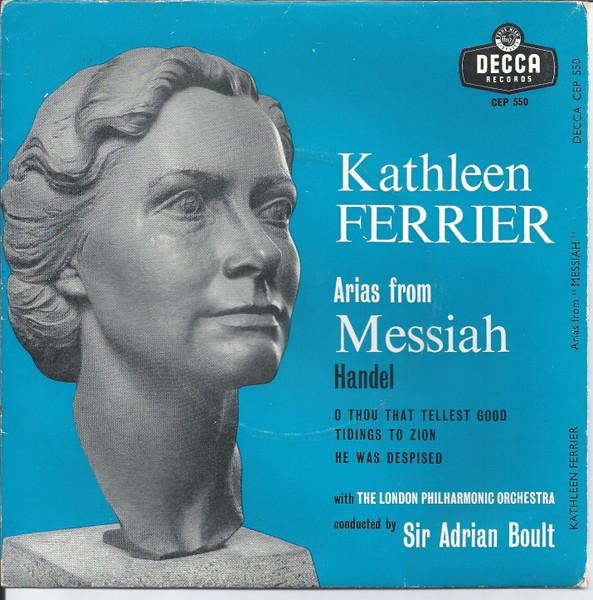 

7inch Record KATHLEEN FERRIER - Arias From Messiah CEP550 Decca UK Classical Used