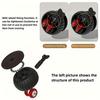 4pcs Set Combination, with Lockable Rotating Casters, Self-Adhesive Furniture Wheels, 360° Silent Rotation | Mirror Metal Load-Bearing Wheels