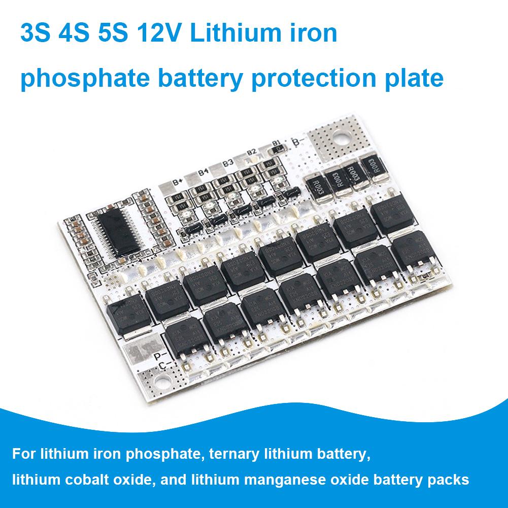 

3S/4S/5S Bms 3.2v 3.7v 100A Li-ion Lmo Тернарна літієва батарея Захист друкованої плати Li-polymer Balance Charging Module