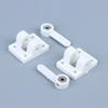 1 Set Landing Gear Front Wheel Steering Steering Arms+Mounts Suitable For Rc Fixed Wing Aircrafts Diy Parts