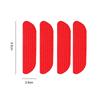 4pcs Car Wheel Eyebrow Sticker Car Reflective Warning Stickers Car Body Reflective Strips Stickers Auto Exterior Accessories