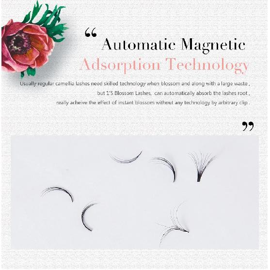 Yelix Easy Fanning Individual Eyelash Extensions Mega Volume Lashes Easy Fan Eyelash Natural Professional Eyelashes For Building