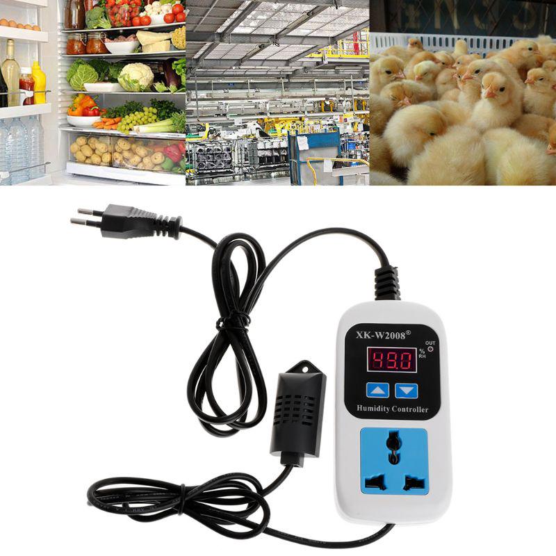 Digital Humidity Controller Humidity Control Switch Hygrometer Sensor 110V-220V