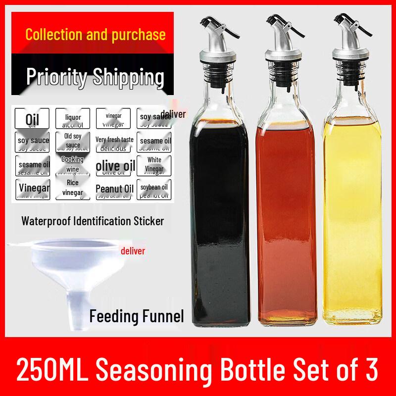 

ZISIZ Lead-Free Glass Seasoning Jar