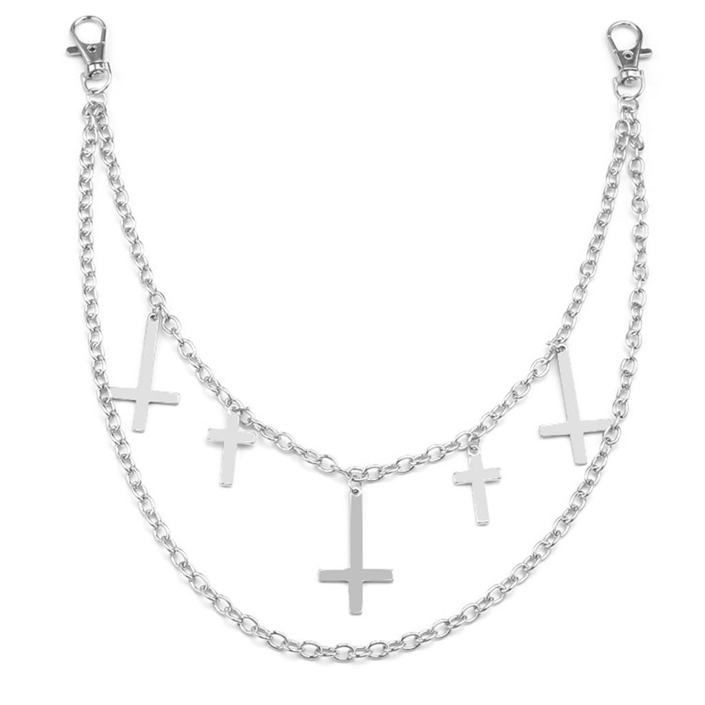 Pants Chain Punk Jeans Chain Wallet Jewelry Unisex Trousers Ornamen Aesthetic Moon Chain for Daily Wear and Parties