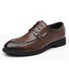 Fashion Leather British Business Men's Dress Shoes Spring Autumn Soft Sole Men Derby Shoes Designer Increase Male Wedding Shoe