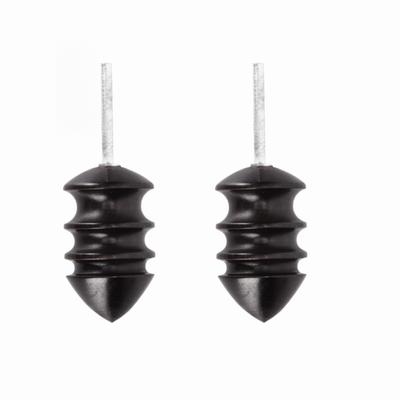 2Pcs Comfortable Grip Leather Edge Burnisher Polished Rod Tool  Scabbard Finishing
