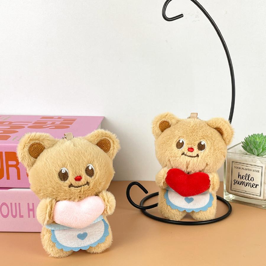 Plushie Bear Butter Keychain With Soft Pp Cotton For Valentines Day Gift