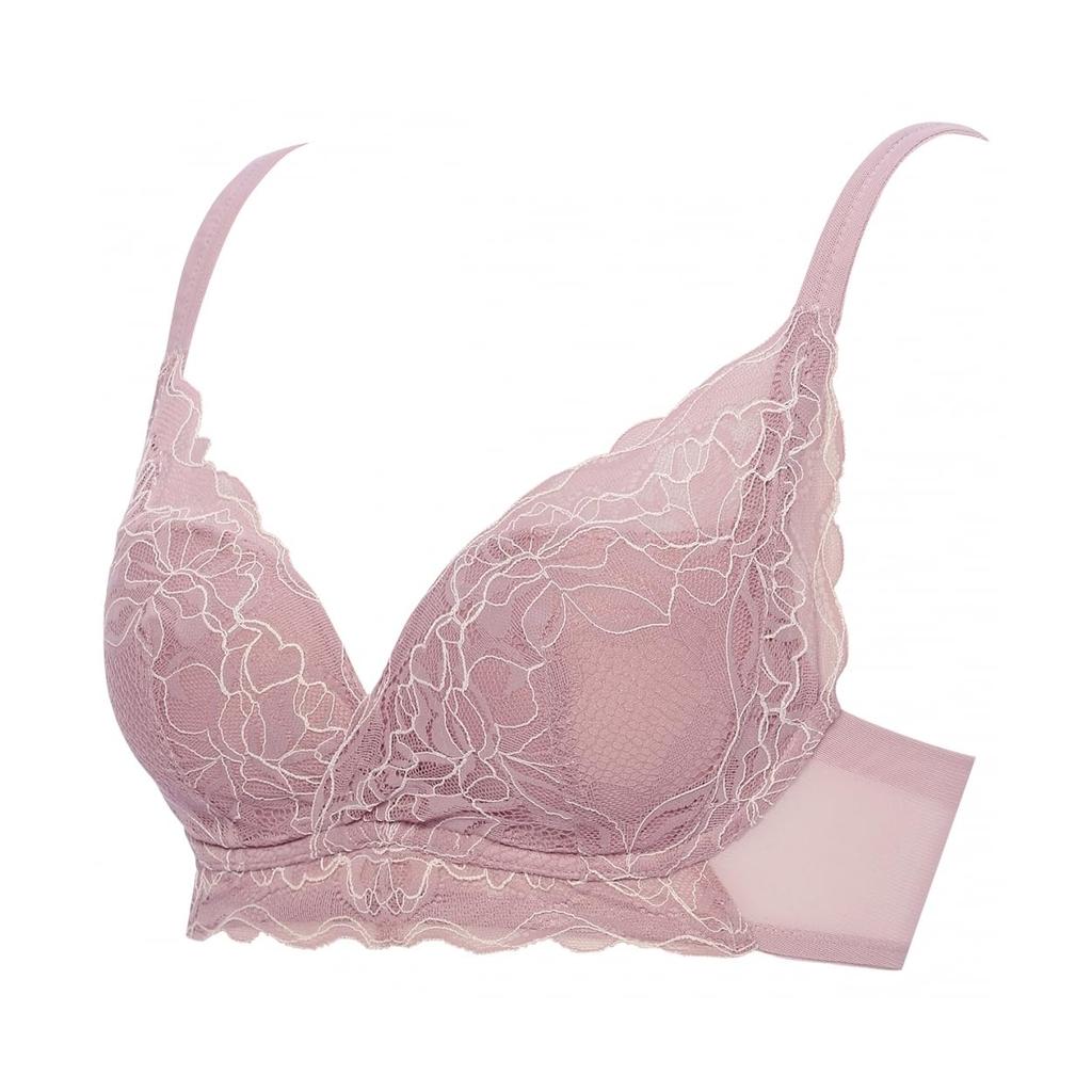 AMOSTYLE Free Me Bra Flowing Flower M001 M2 Size Non-Wired (Beige)
