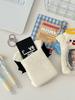 Angel & Devil Plush Card Holder: Korean Style Polaroid & Idol Photo Display Pendant for Couples