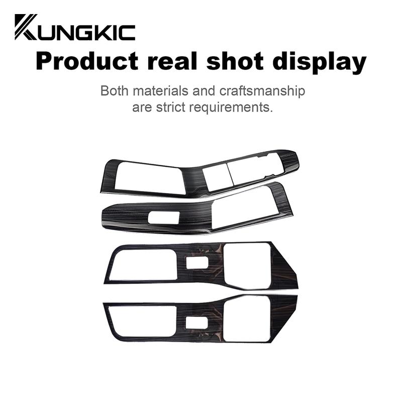 Car Door Window Glass Lift Buttons Control Switch Panel Cover For Ford Explorer     Trims Accessories