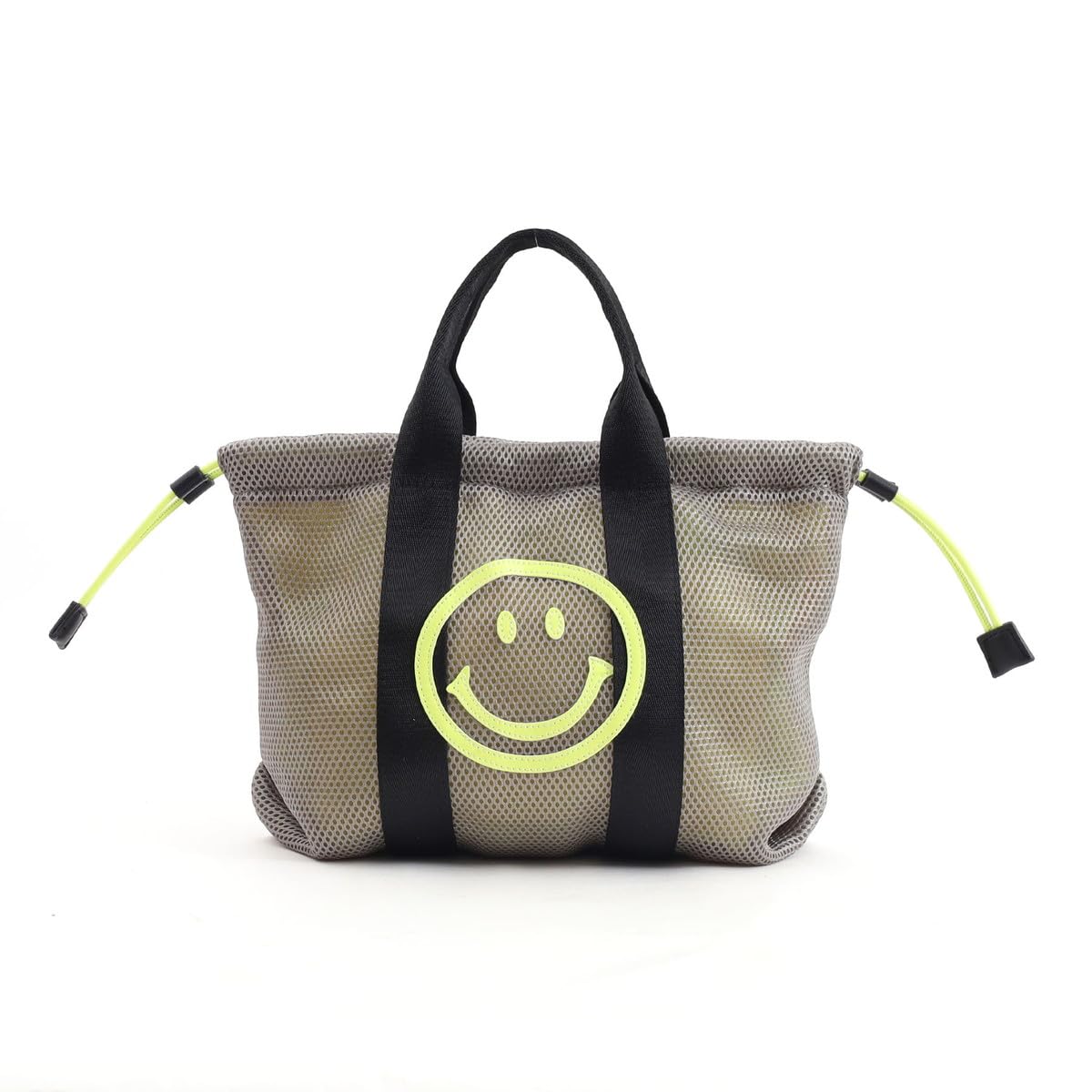 Сумка-тоут Cuco SMILEY из сетки со шнурком, 2513111705, Серый (012)