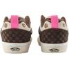 POP MART x Vans Knu Skool Space Molly Low-Top Kleinkind Laufschuhe braun pink blau VN000EFBH121