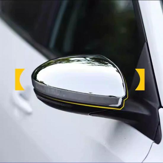 For Nissan Sentra -2025 ABS Chrome Side Mirrors Rearview Trim Cover