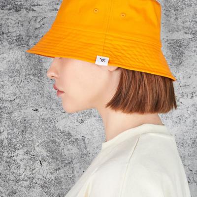 VARZAR Monogram Label Color Bucket Hat Orange