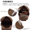 FANDARE Canvas Mini Coffee A Men's 2-Way Backpack, Small, One-Shoulder, Lightweight, Casual, Stylish,