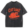 Cat Loaf Freshly Baked Just For You Kitten Bread Foodie Luxury Designer Mens Loose Washed New Shirts And T-Shirts