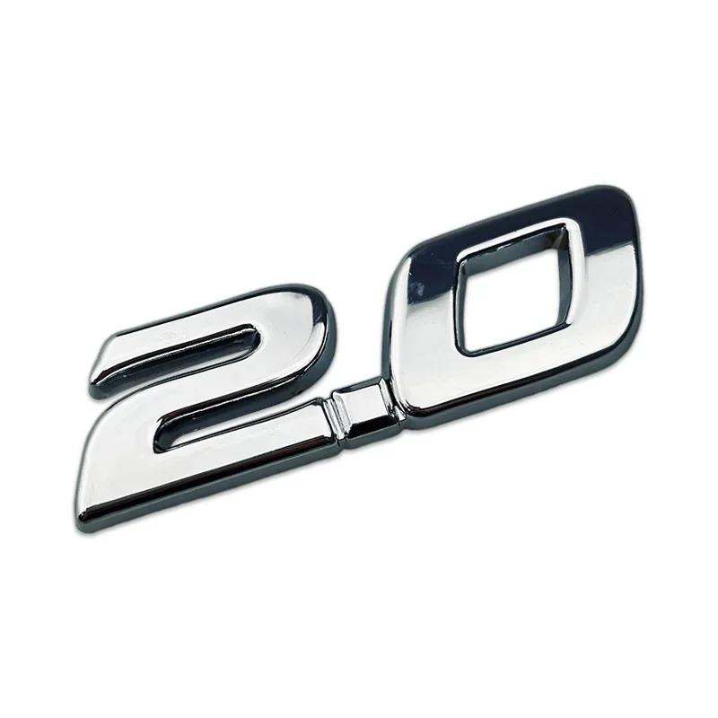 Car Side Sticker Emblem Trunk Decals Badge 2.0 Logo for Toyota Camry Corolla Supra Hilux Rav4 Yaris Tundra Highlander 4runner