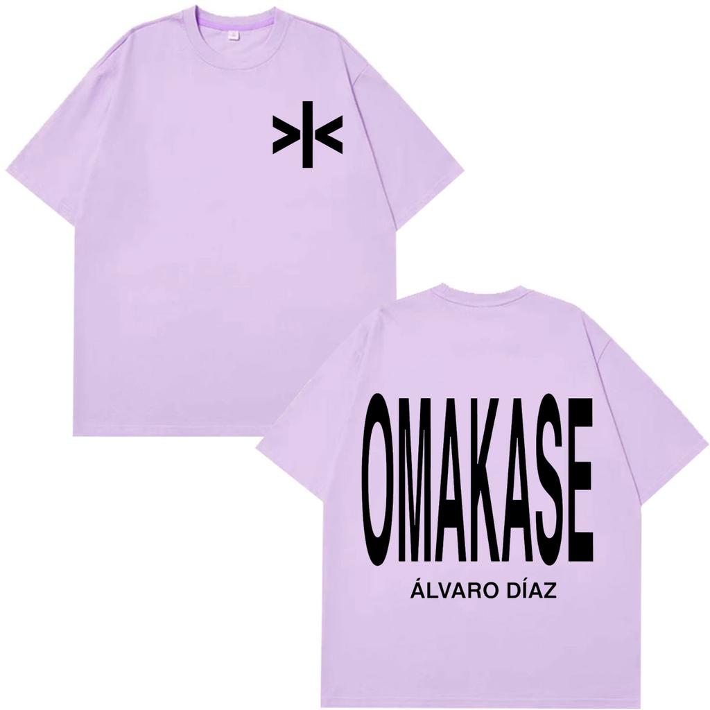 Alvaro Diaz Omakase Album 2026 Tour Merch Tees Unisex Unisex Fashion Clothing Tshirt Summer Cotton Loose Casual Tshirts Fan Gifts