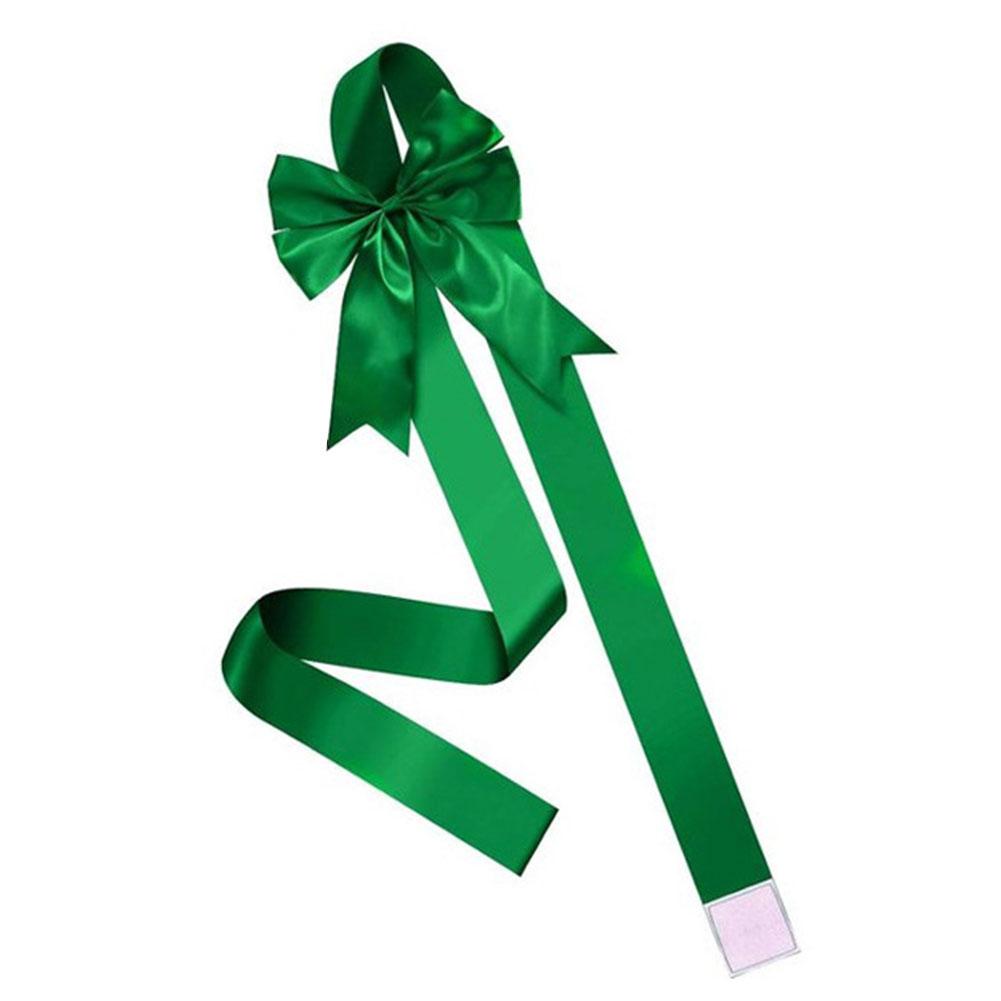 

1/5/10 шт. Рождественские ленты для шкафа, банты, банты на дверцы шкафа, праздничные большие рождественские банты на День благодарения, осень, рождественскую вечеринку 1PC зелёный