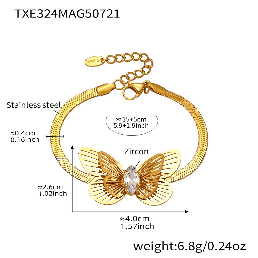 Flower Earrings Necklace Bracelet Ring In Stainless Steel Herringbone Chain Necklaces Bracelets Tassel Stud Earring For Women