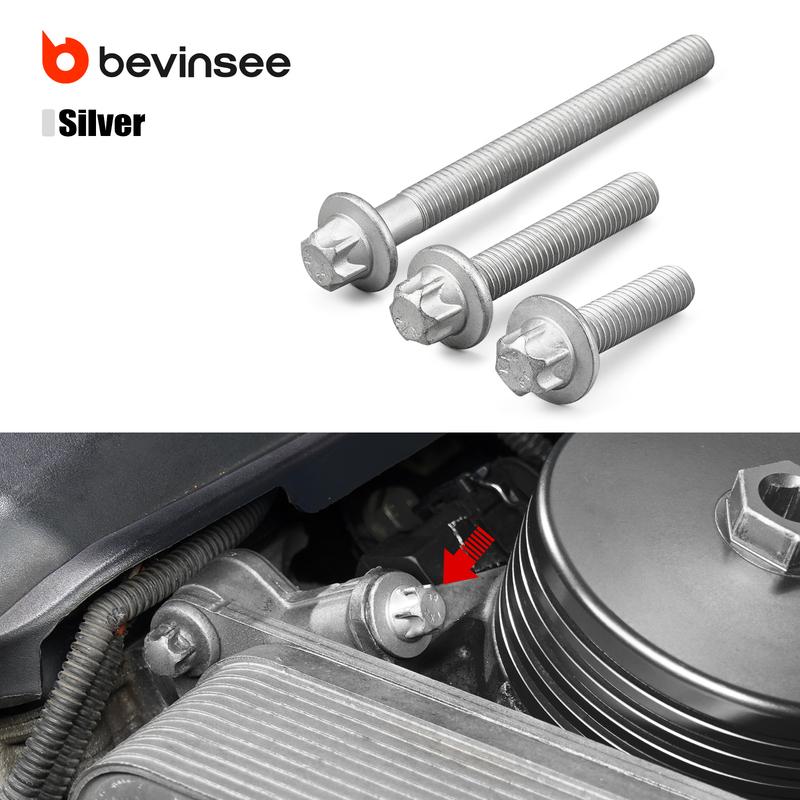 Engine Oil Filter Housing Bolt Kit for BMW N53/N52/N51 Non-turbo, N54/N55/S55/N20/N26, for BMW E90 E92 F30 F31 E60 F10 F11 X3 X5