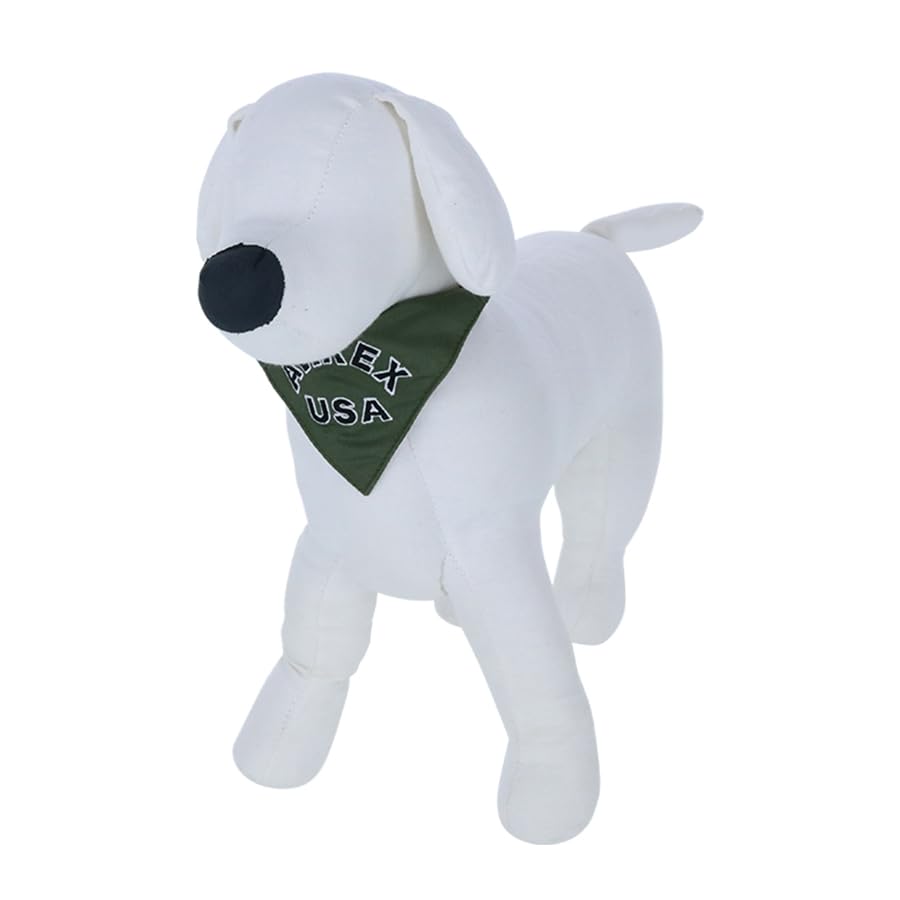 AVIREX Scarf with Khaki Collar Avirex Dog Outing Training Walking Outdoor Training Adjustable MA-1 (M) Leash, Accessory, Accessory, Accessory,