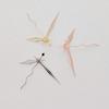NH35 Watch Hands NH35A NH36 4R 7S No Luminous Wavy Polished Pointers Gold Silver Rose Gold Curly Ripple for Seiko Part Needle