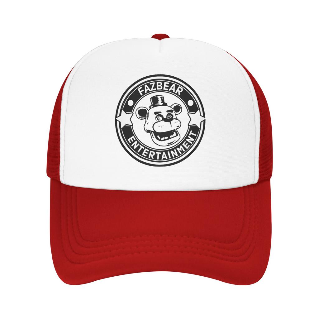 FNAF At Freddys Mesh Baseball Cap Unisex Women Fashion Sun Caps Hat Adjustable Summer Trucker Hats