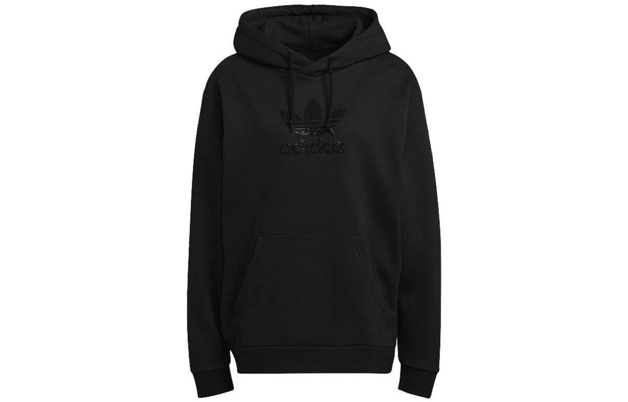 Adidas Originals Sweatshirts Men s Black Hooded Moderate Regular GN3648 S