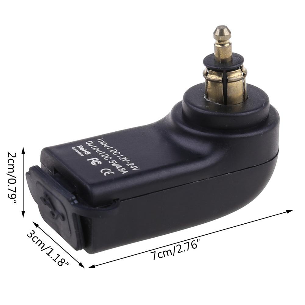 

Сильноточные двойные зарядные устройства USB 12 В - 24 В, 2x2,4 А, макс. 55 г
