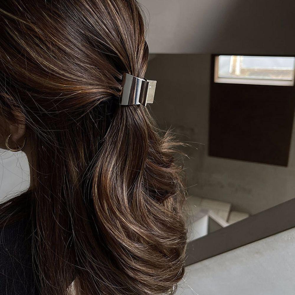Sweet Simple Girls Korean All-match Female Hair Accessories Grasping Clip Hair Clip Metal Hair Claw