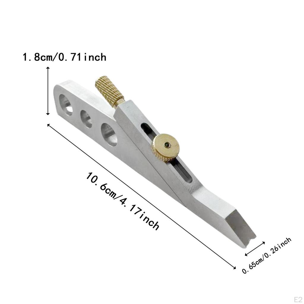 Guitar Nut Scrbe Tool Repair Tool,Compact,Portable,Lightweight,Professional Metal Accessories