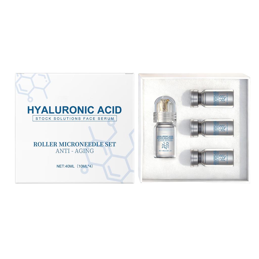 Firming -aging Roller Microneedle Set -aging And Wrinkle-Smoothing Facial Care Liquid Facial Micro-injection,40ML