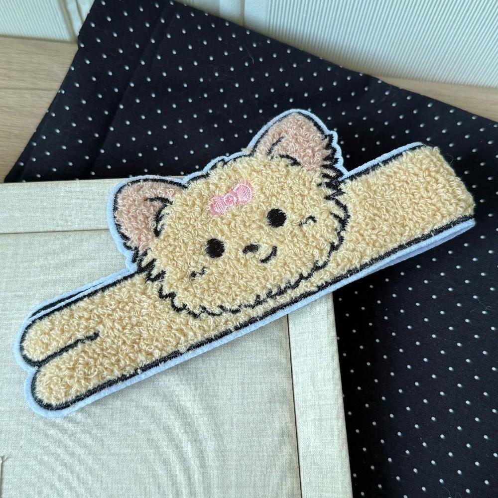 2/3pcs Sweet Style Hair Bun Charm Plushie Hug Cat Headband New Long Strip Hair Band Daily Use