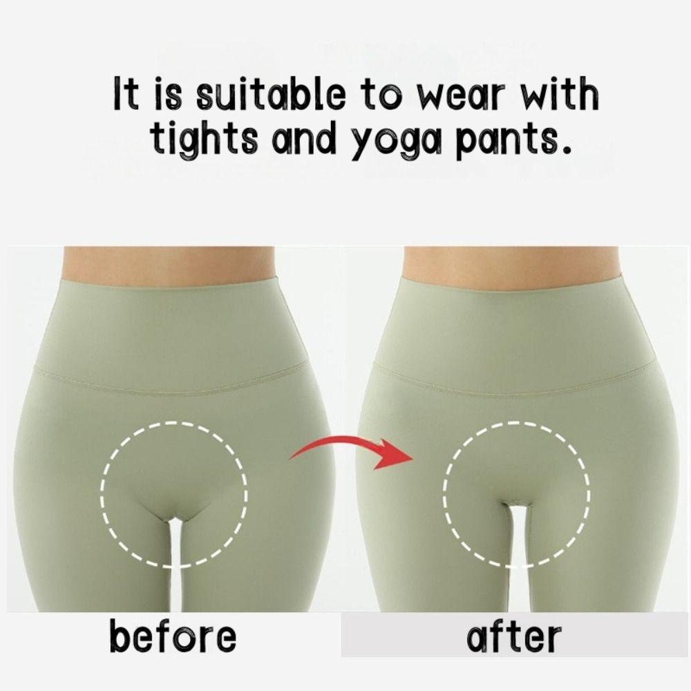Seamless Fitness Invisible Underwear Sponge Crotch Pad Sports Yoga Panties  Yoga