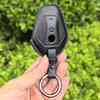 Leather Car Remote Key Shell Case Cover For Bmw Motorcycle R1300Gs R 1300 Gs 1300Rs 1300Rt Adventure Adv