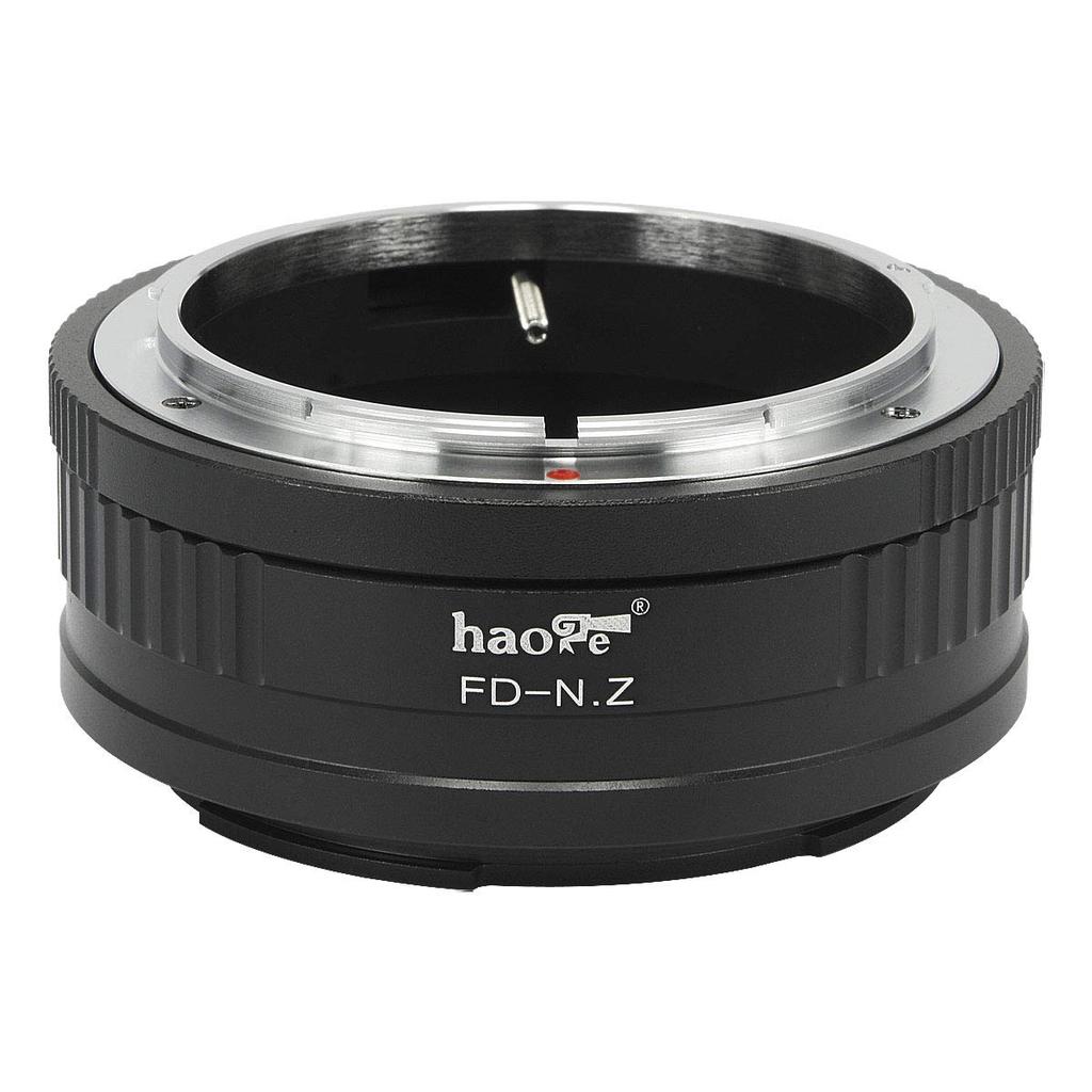 Haoge Manual Lens Mount Adapter for Canon FD Lens to Nikon Z Mount Cameras such as and Z7 Z7II, Z6II, Z6,