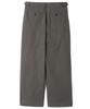 BASEMOMENT Berlin Double-Pleated Wide Chino Pants Sage Gray