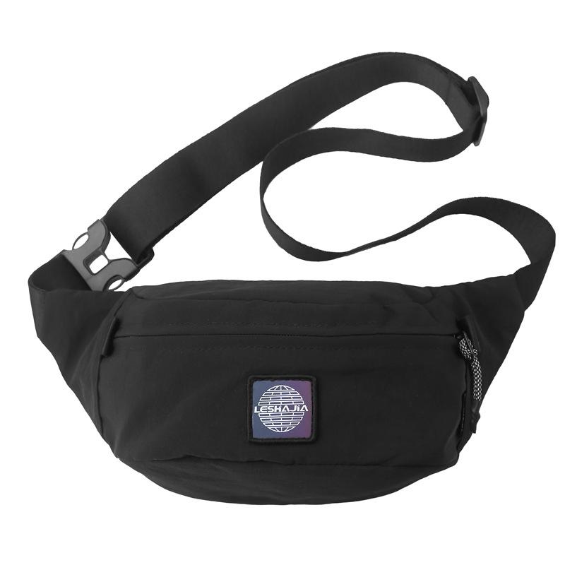 Japanese and Korean tooling labeling spring and summer color breast bag sports style leisure shoulder crossbody fanny pack