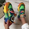 Atmungsaktive Damen Casual Sneakers Lace-up Vulkanisierte Schuhe Damen Plateau Sneakers Damenschuhe