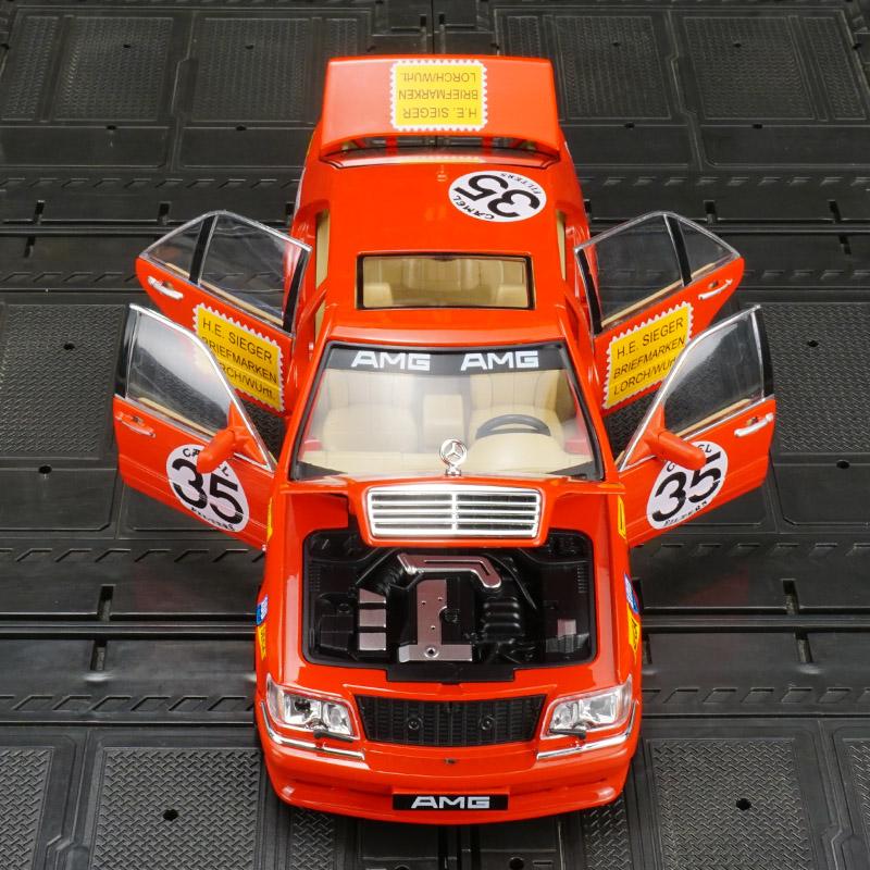 1:24 Mercedes-Benz W140 320SEL Modifizierte Version Super Rennwagen Legierung Metall Druckguss Modellauto Sammlerstücke Hobbys Ornamente