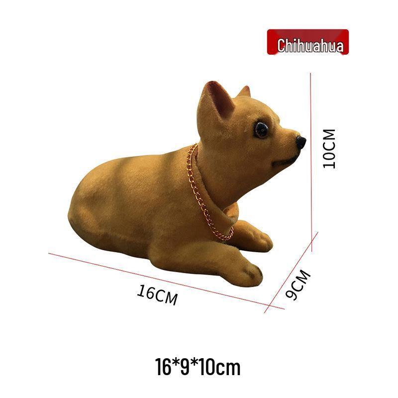 

Полимерные фигурки-болванчики собаки - Милые, креативные украшения на центральную консоль для интерьера автомобиля