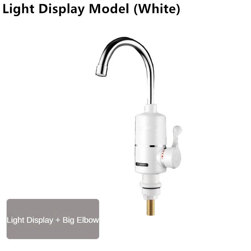 3000W Kitchen Stainless Steel Electric Faucet Household Hot & Cold Dual-purpose Faucet Three Second Fast Heating Faucet
