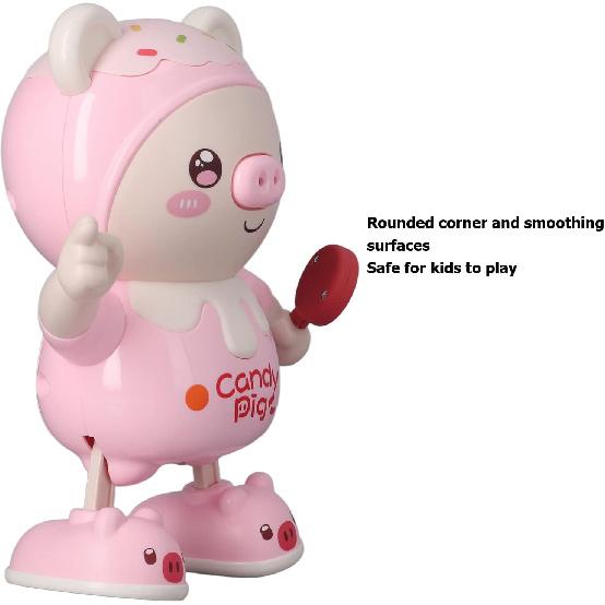 Electronic Dancing Pig Toy, Portable Dancing Pig Electronic Toys Play Dancing Pig Interactive Toys Fun Interactive Music Experience for Home and