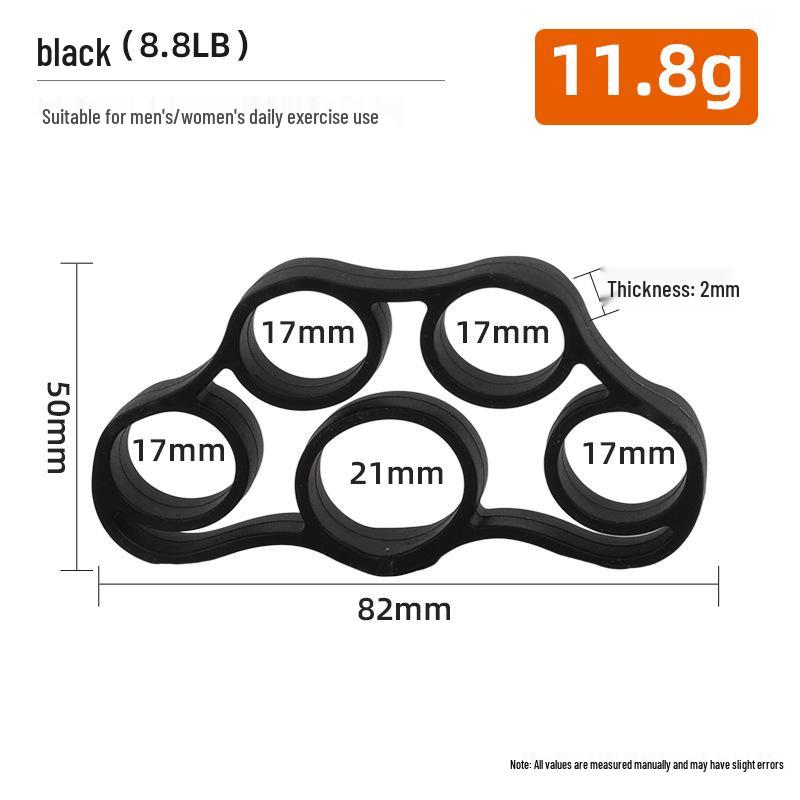 

Silicone Finger Strengthening Exerciser & Decompression Puller 12