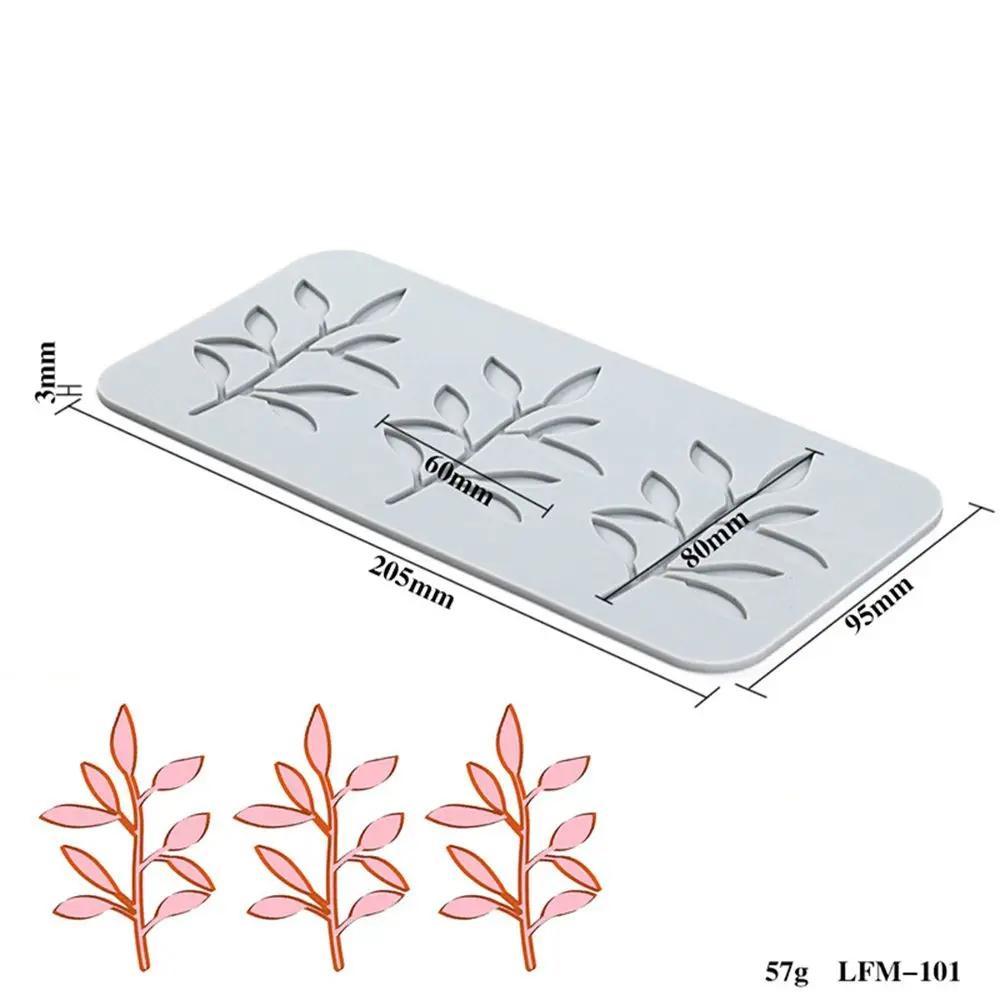 Flower Leaf Patterns Cake Lace Mat Fondant Silicone Mold DIY Craft Baking DecorationCooking Printing Mold Bakeware Cake Tools