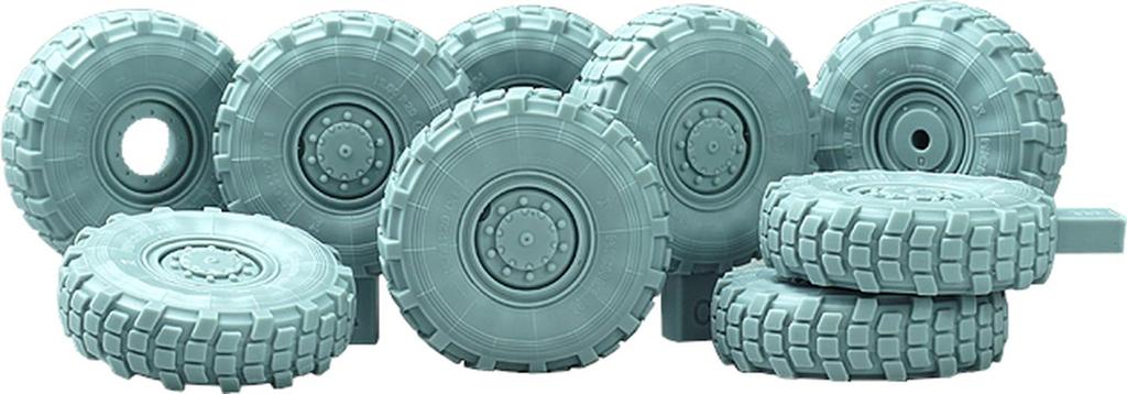 Differential Model Current NATO for MAN Tractor Weight Deformation Tire Set I Love Plastic Model Parts DW35173 1/35 M1001/M1014 Mich.XL (for Kit)