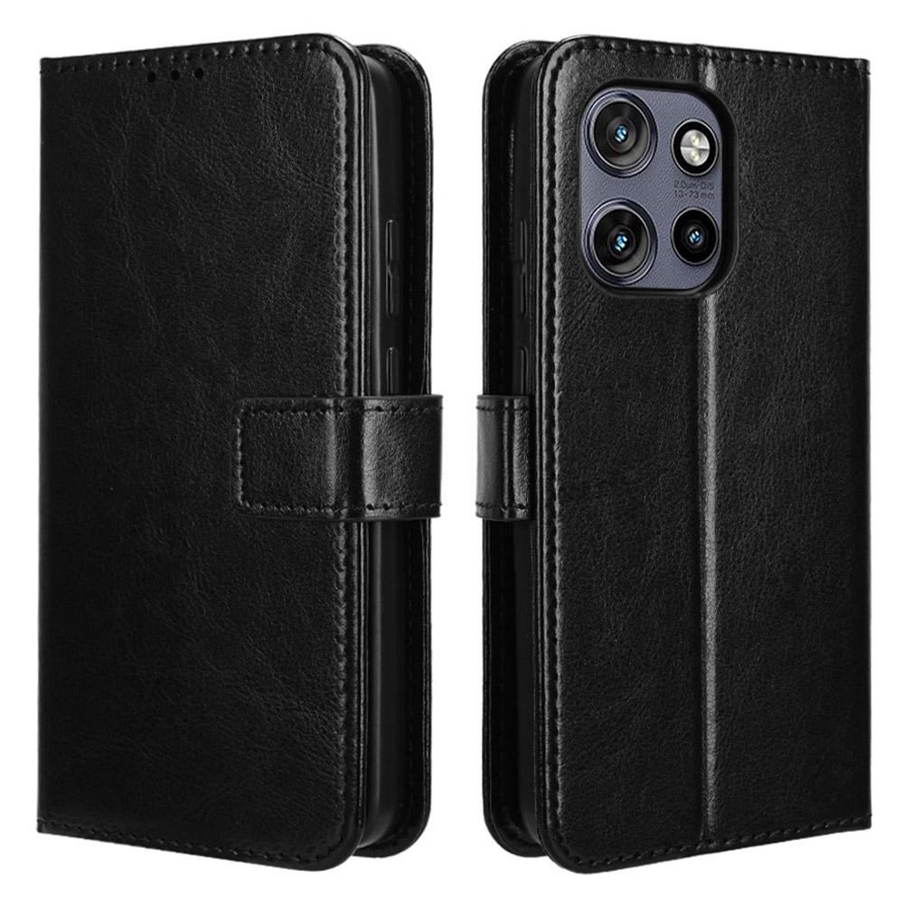 For Motorola Thinkphone 25 5G/Edge 50 Neo 5G/Moto S50 5G Case Crazy Horse Texture PU Leather Phone Wallet Cover